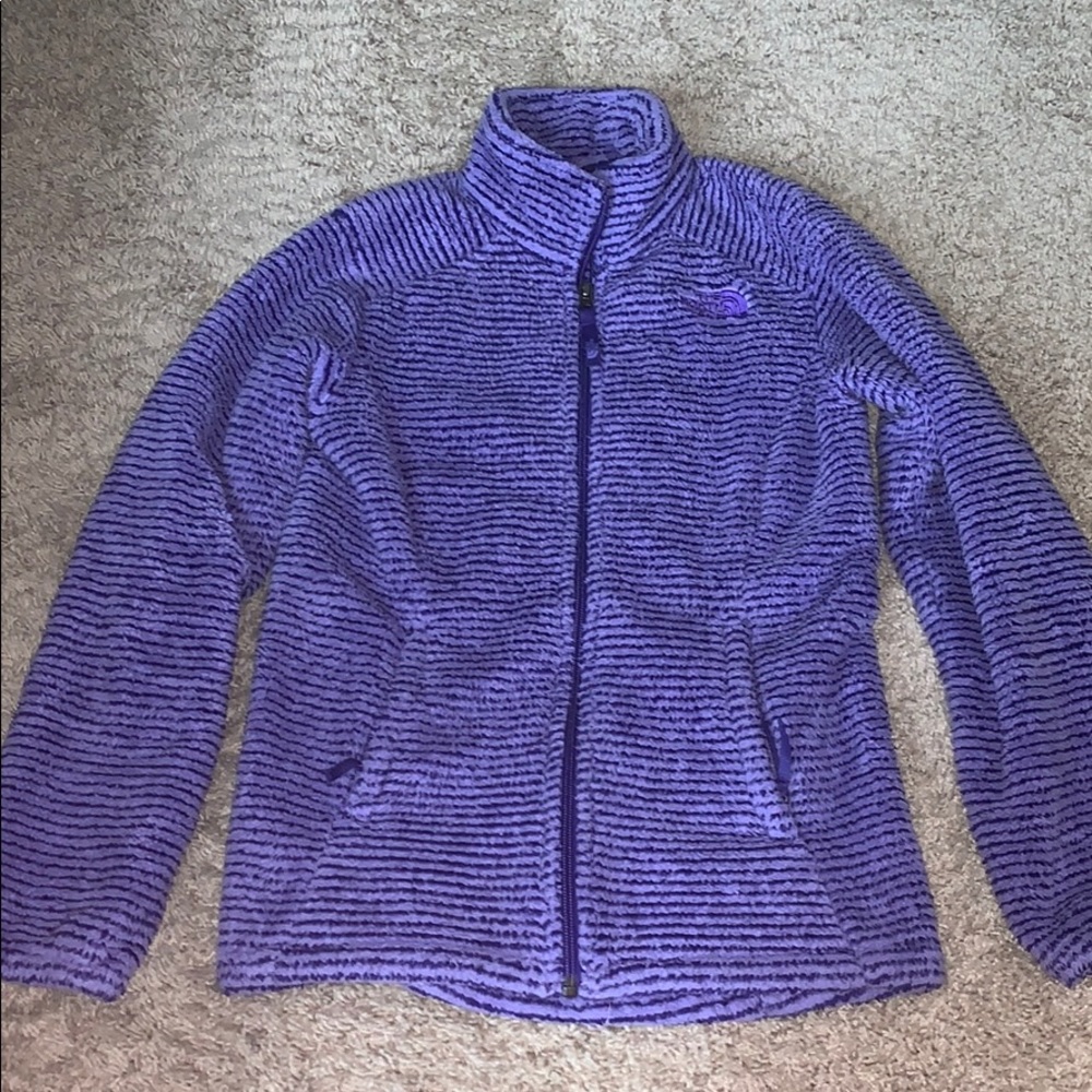 The North Face Girl’s purple jacket